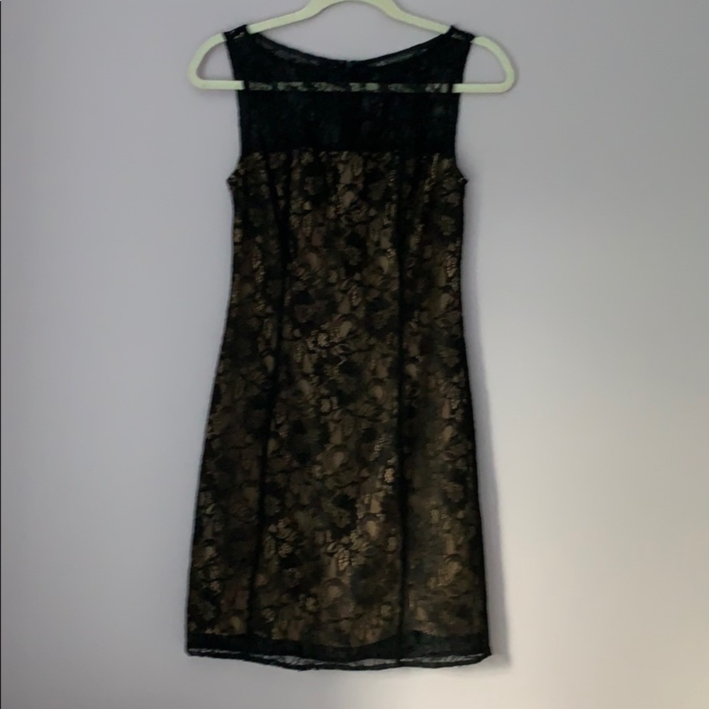 Black lace dress by Armani exchange